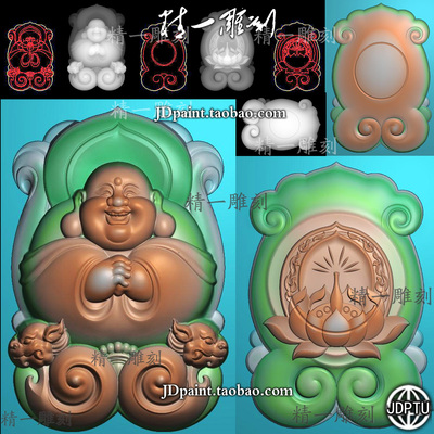 A-1831洋花坐 双龙 弥勒 抱抱佛