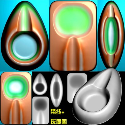 A-116简约简单烟灰缸砚台模具精雕图bmp灰度图电脑浮雕刻机雕图